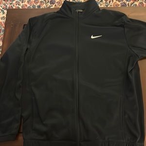Nike zip up black jacket. Medium.